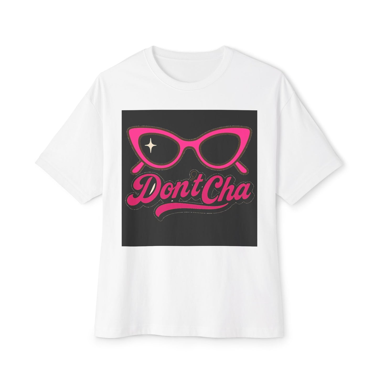 Trendy Oversized Tee with Retro Sunglasses Design | Casual Wear, Gift Idea, Summer Fashion, Comfortable T-Shirt, Fashion Statement