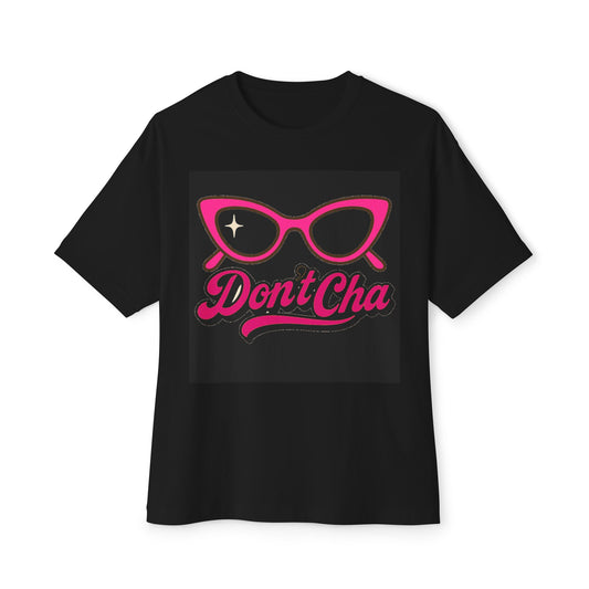 Trendy Oversized Tee with Retro Sunglasses Design | Casual Wear, Gift Idea, Summer Fashion, Comfortable T-Shirt, Fashion Statement